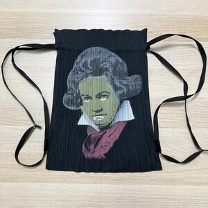 Pleats Please Issey Miyake Beethoven Drawstring Bag